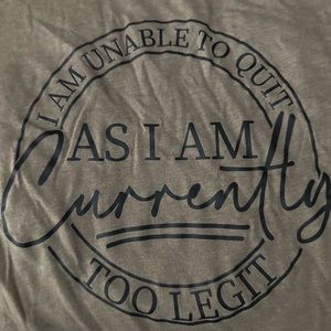 Bella Canvas brand army green t-shirt size large